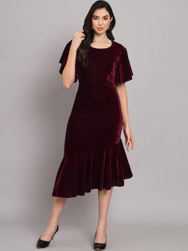 Buy velvet gown for women party wear in India @ Limeroad-atpcosmetics.com.vn