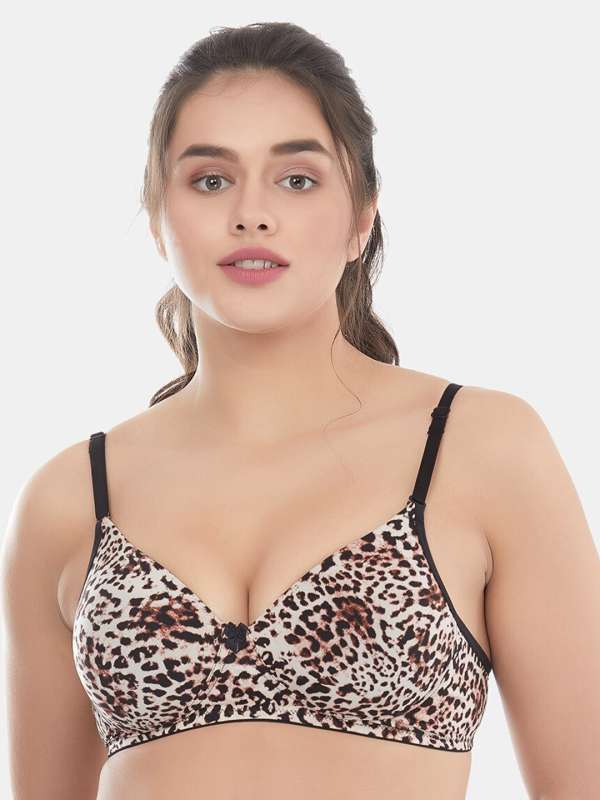 Buy Animal Patterned Front Open Cage Bra Online India, Best Prices
