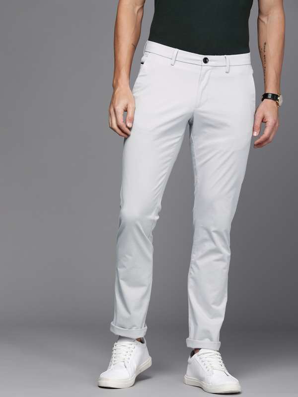 Buy Allen Solly Grey Trousers Online at Low Prices in India  Paytmmallcom