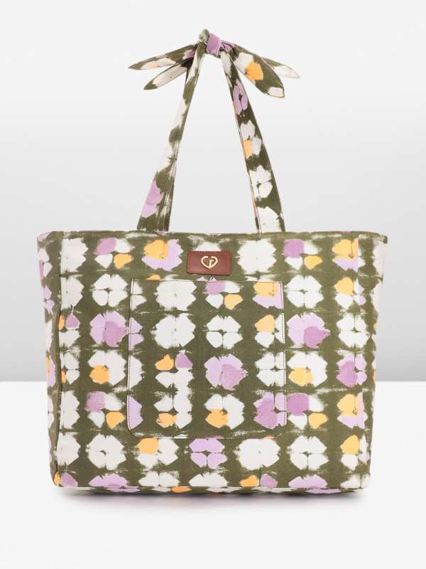 Printed online canvas handbags