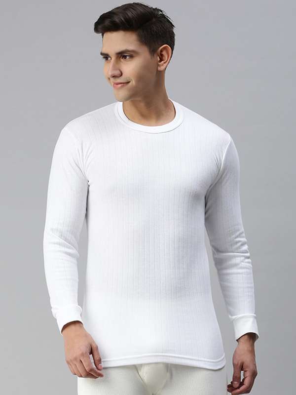 Mens white thermal top new arrivals