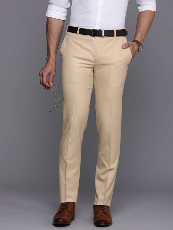 Raymond Pv Formal Check Trouser fabric Colour Silver