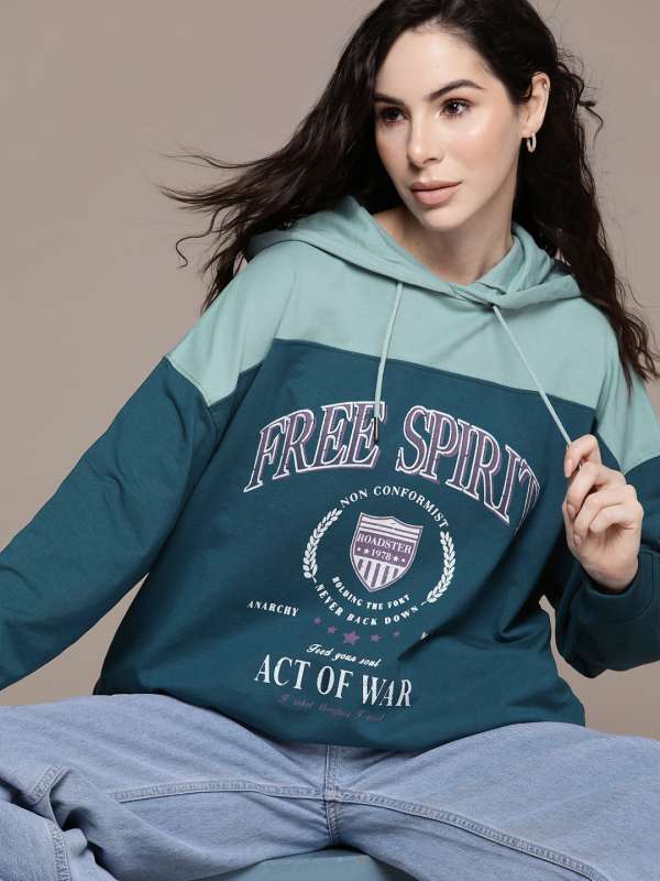 Teal blue sweatshirt clearance