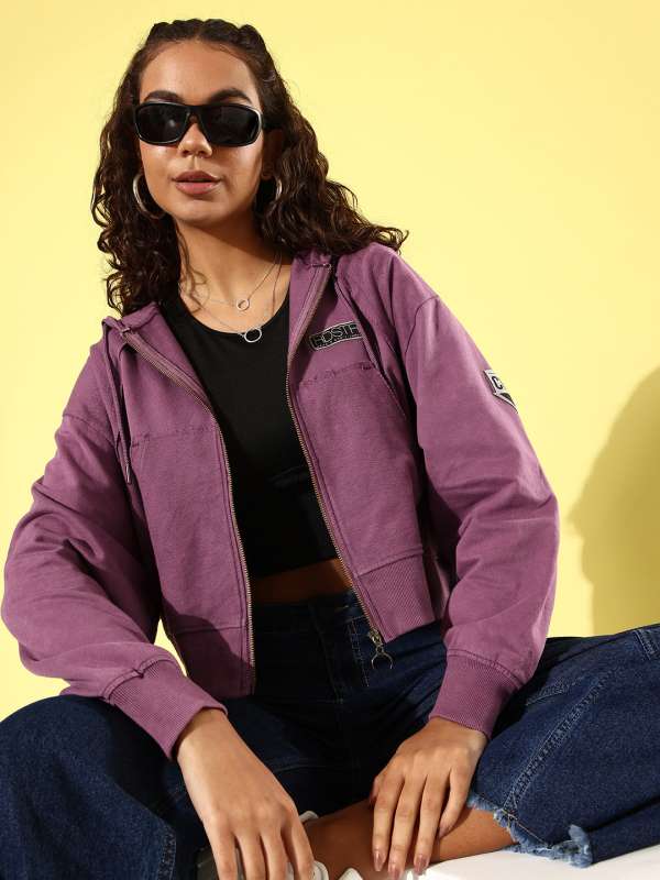 Myntra store crop hoodie
