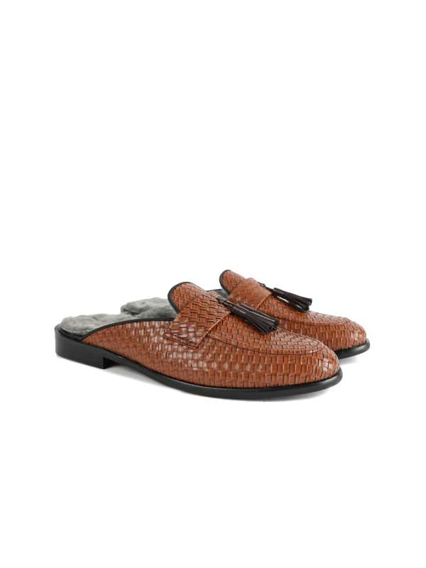 Men's hotsell fur loafers