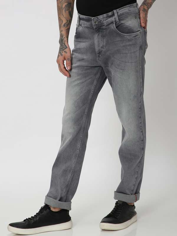 Mufti grey jeans on sale