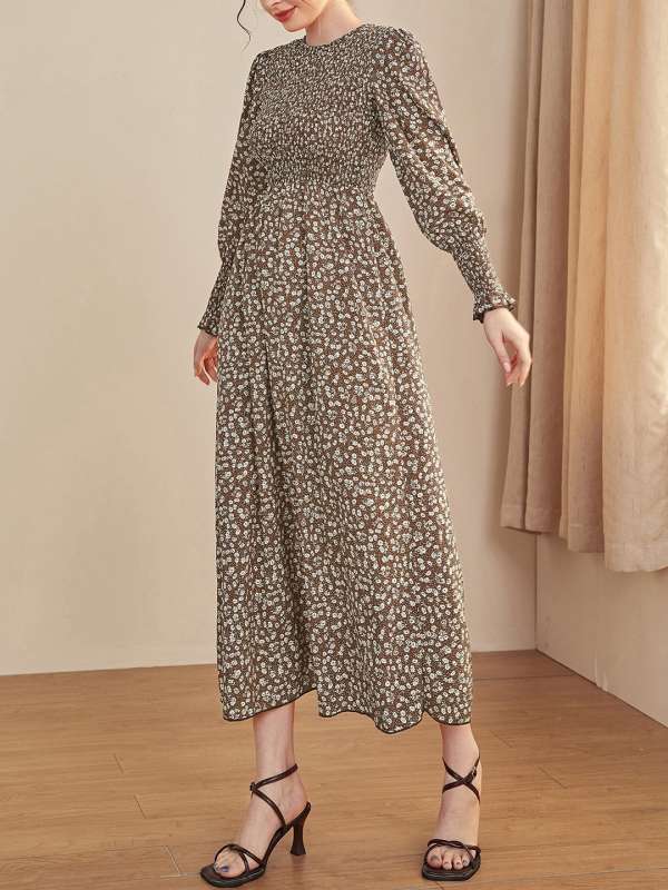 Khaki dresses online sales