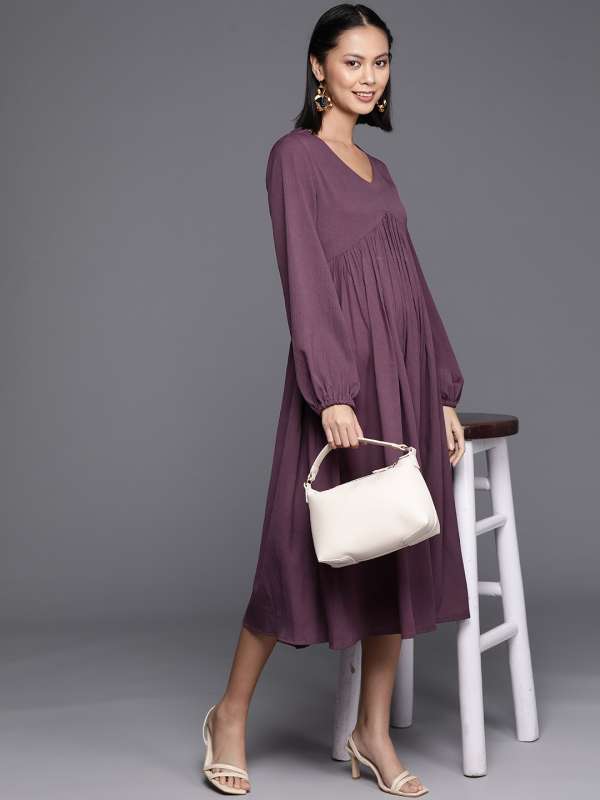 Mauve Dresses Buy Mauve Dresses online in India