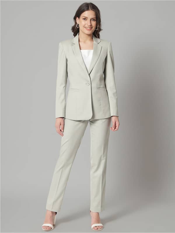 Buy Black Bell Bottom Pants Suit Set With Blazer Puffed Sleeve Online in  India  Etsy