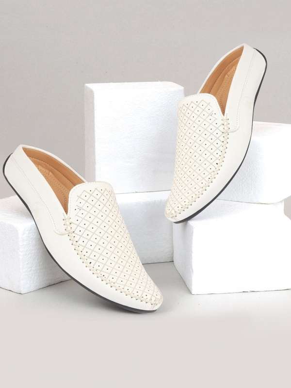 White loafer shoes online hot sale