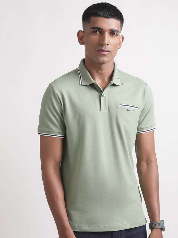 skrå Rosefarve Regeringsforordning Gant Green Polo T Shirt 738048.html - Buy Gant Green Polo T Shirt  738048.html online in India