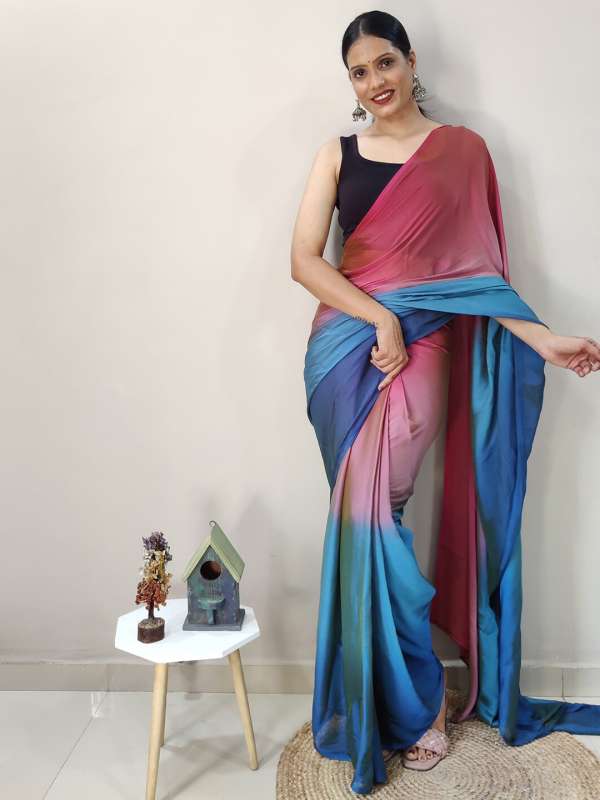 Designer Ready To Wear Saree For Girls
