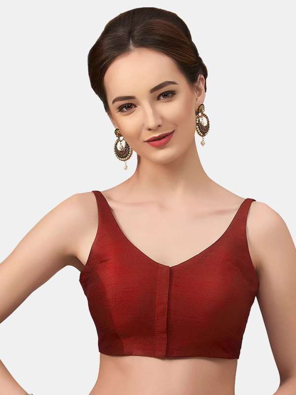 V Cut Blouse Buy V Cut Blouse online in India