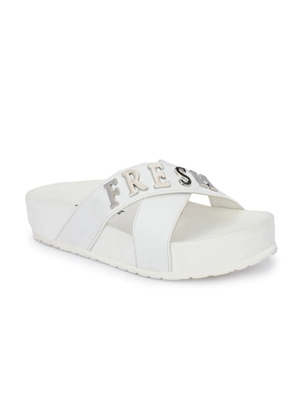 White Strap Flip Flops Buy White Strap Flip Flops online in India