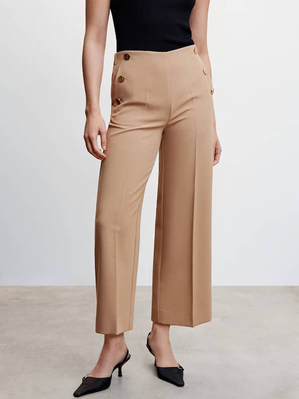 Discover more than 75 tan wide leg trousers - in.cdgdbentre