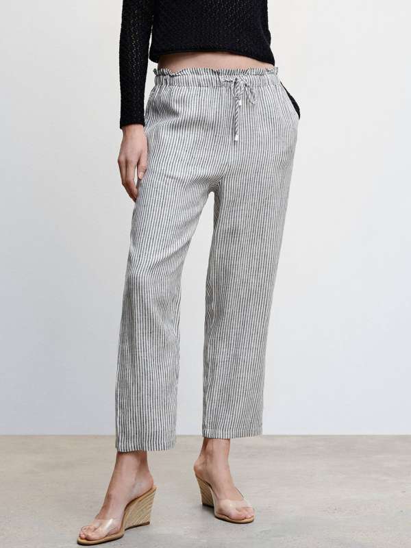 Designer Ladies Linen Trousers  Maharani Designer Boutique