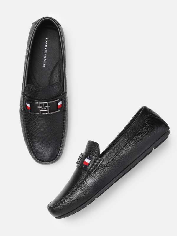 Tommy hilfiger online leather loafers