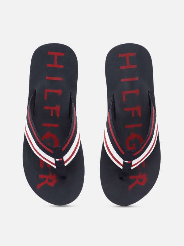 Tommy hilfiger navy blue flip flops store