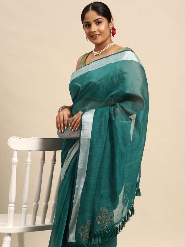 Shop for Pure Cotton Sarees Below 500 online in India Myntra