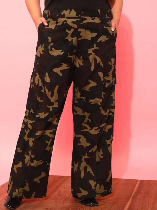 Cotton/linen Streactable Women Military Cargo Pants , Ladies Militry  Joggers , Girls Cargo at Rs 200/piece in Mumbai