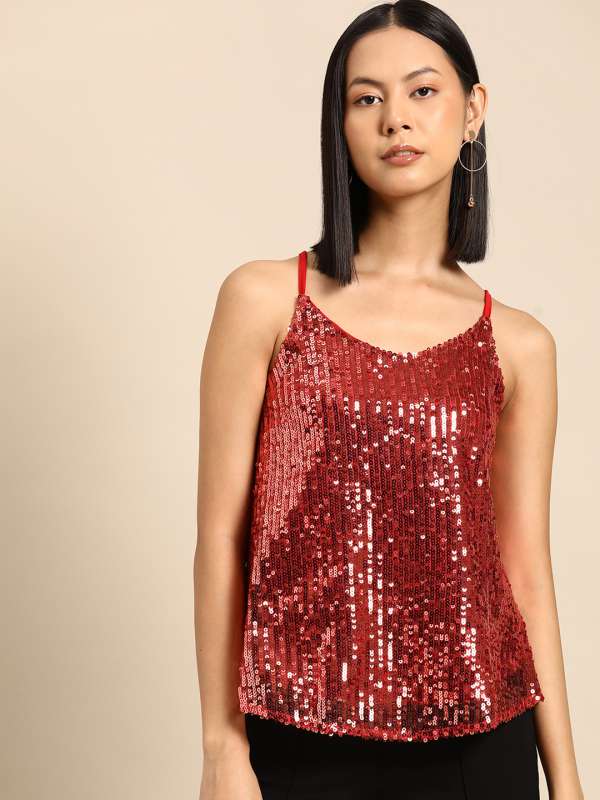 Myntra party wear top hot sale