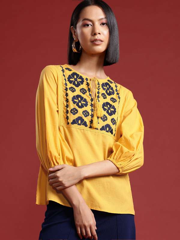Mustard gold tops best sale