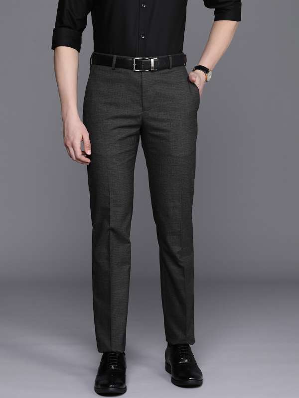 Raymond Formal Trousers  Buy Raymond Dark Blue Solid Trouser Online   Nykaa Fashion