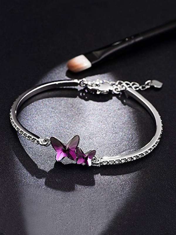 Purple bracelets sales