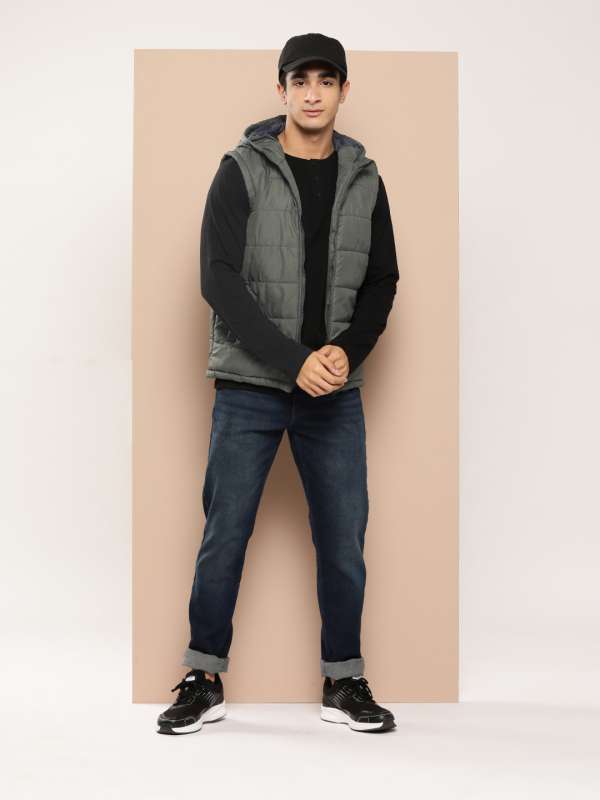 Lee cooper quilted outlet padded shirt mens