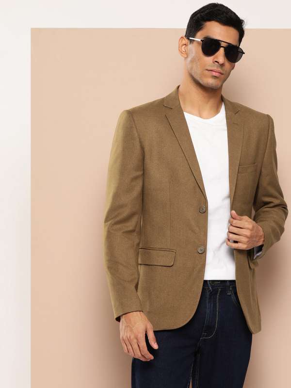 Khaki Blazers Buy Khaki Blazers online in India