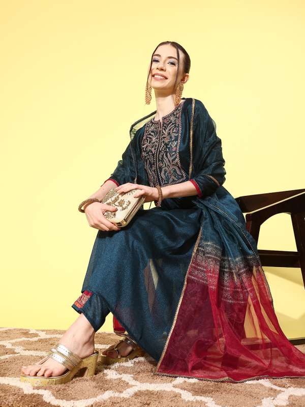 Sangria ethnic wear top
