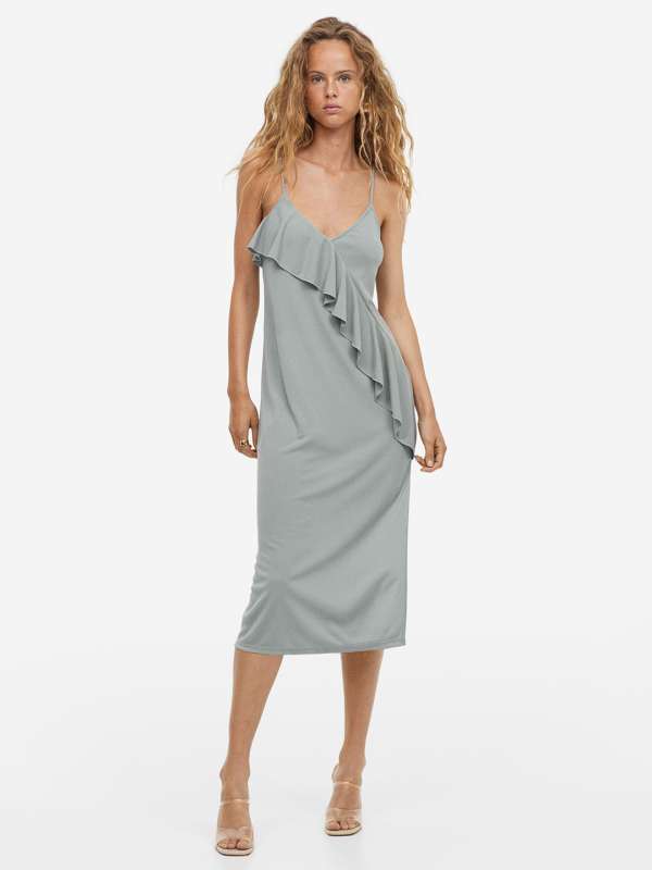 Buy Slip Dress With Slit Online In India -  India