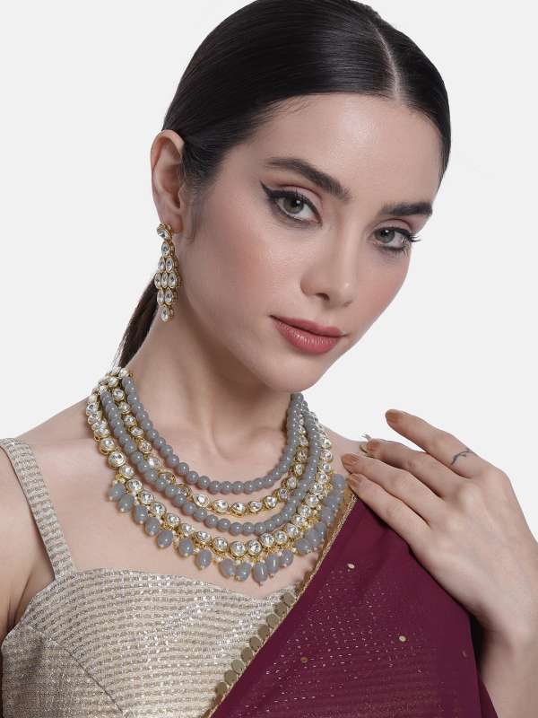 Grey outlet jewellery set