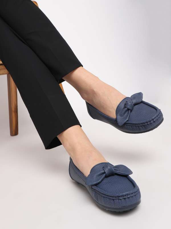 Women Blue Loafers Buy Women Blue Loafers online in India