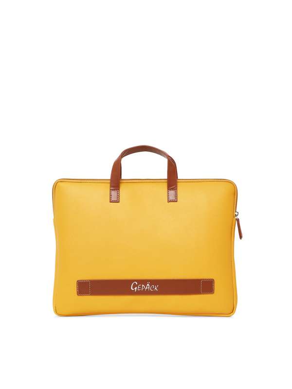 Mustard best sale laptop bag