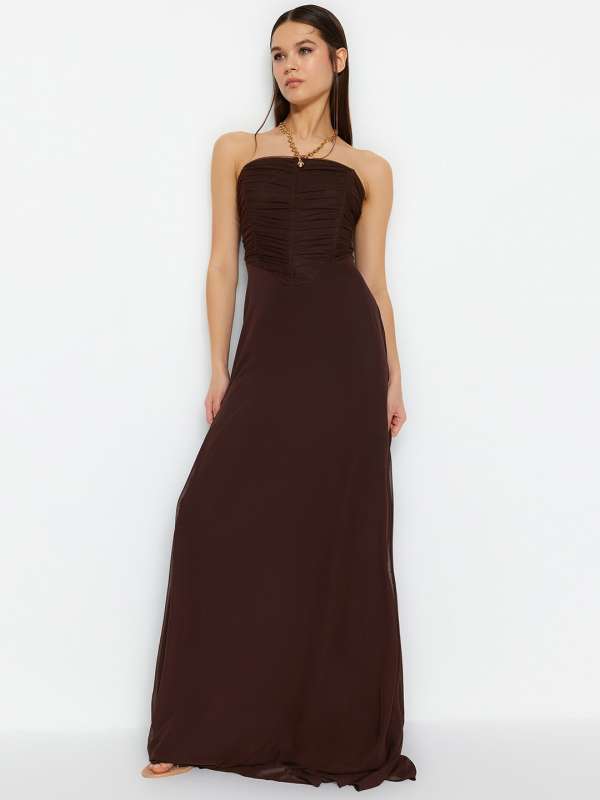 Flared gowns online on sale