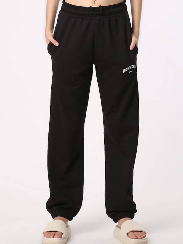 Unisex Black Flame printed Baggy Track Pant at Rs 899/piece in Mumbai