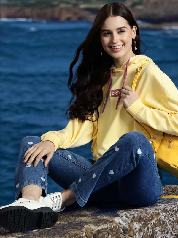 Buy yellow hoodie discount