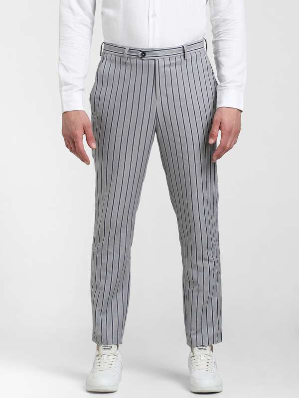 JPRRIVIERA Slim Fit Tailored Trousers  Beige  Jack  Jones