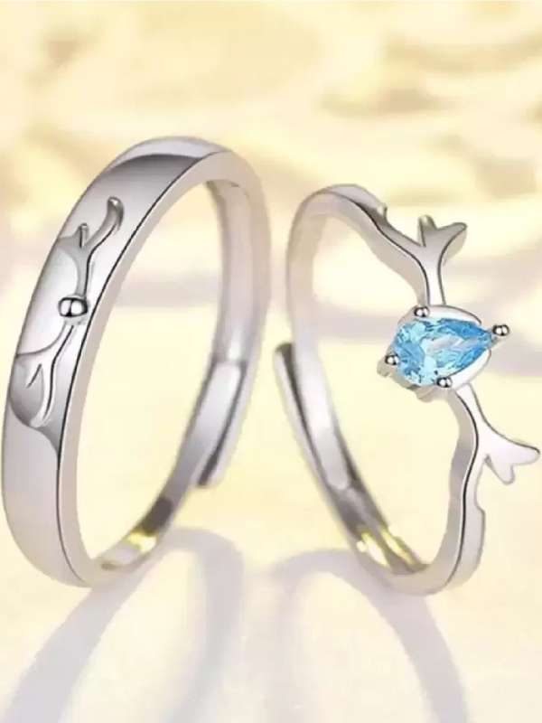 Cute hot sale couple rings