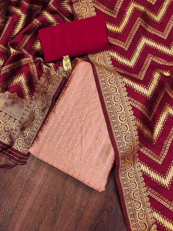 Banarasi Silk Dress Material Buy Banarasi Silk Dress Material