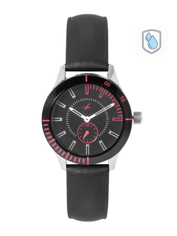Fastrack Black Silver Watch Buy Fastrack Black Silver Watch