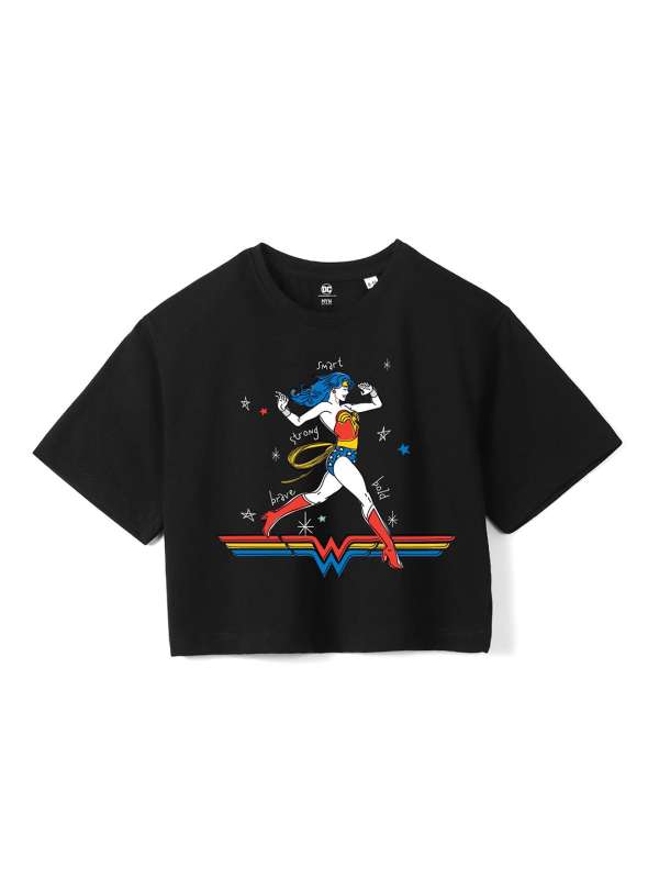 wonder woman t shirt pull and bear