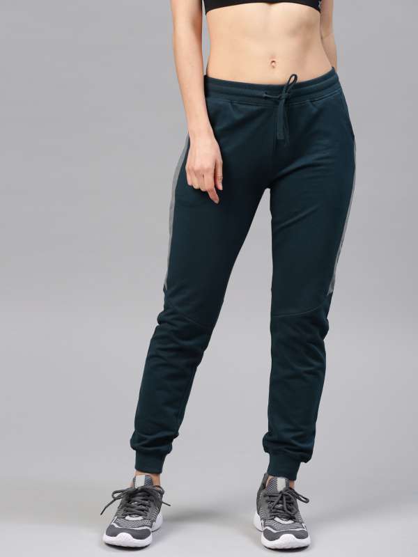 hrx solid women's track pants