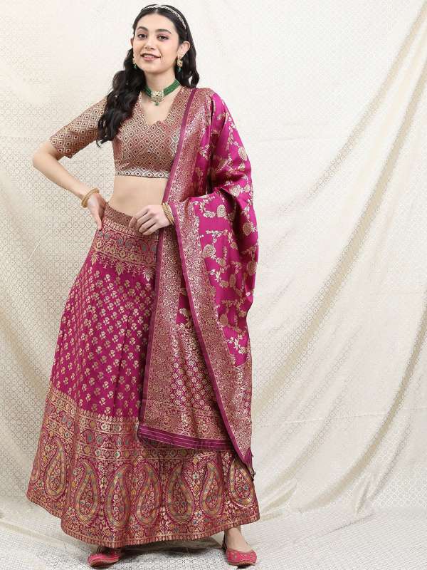 Wedding online lehenga myntra