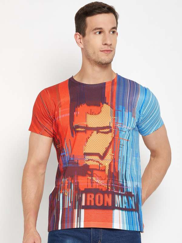 Iron man t outlet shirt myntra