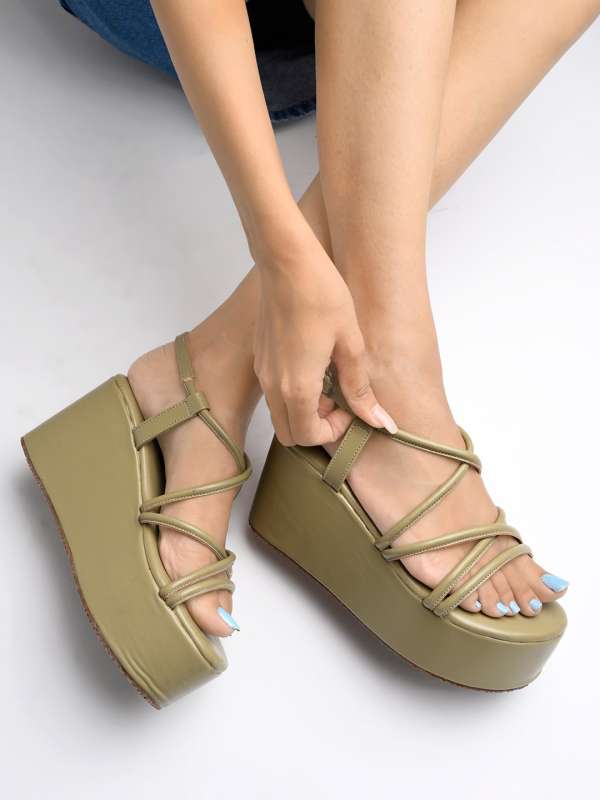 Rubber platform heels hot sale