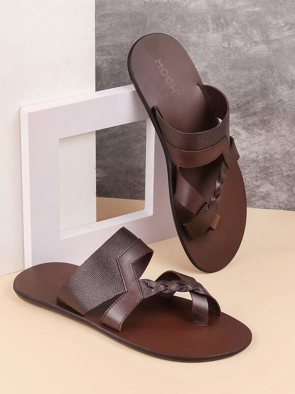 Amazon.com | Mochi Men Leather Sandals (16-455), Black, 5 UK (39 EU) | Shoes-hancorp34.com.vn