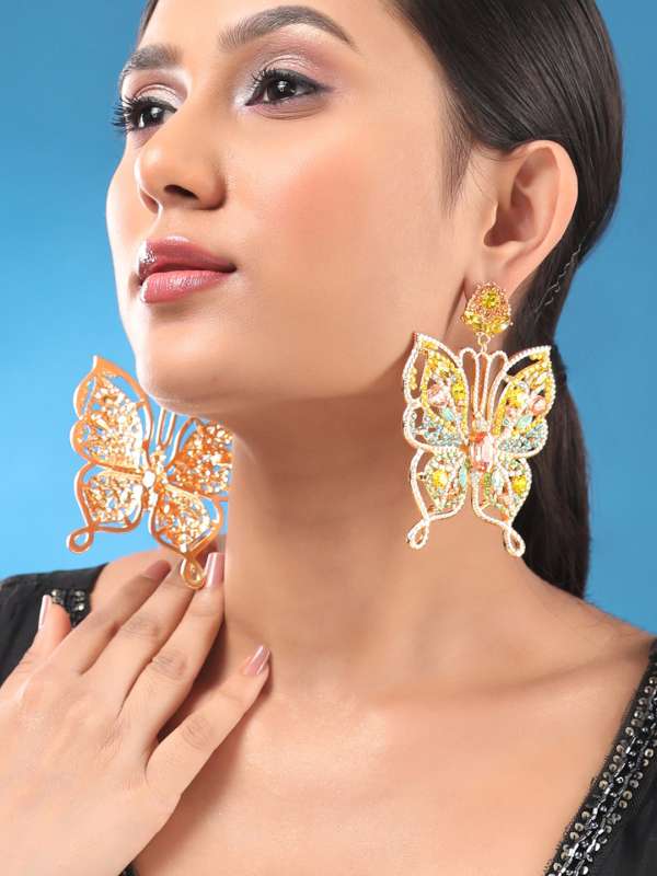 Butterfly on sale hanging earrings