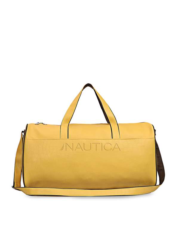 Yellow duffle bag new arrivals